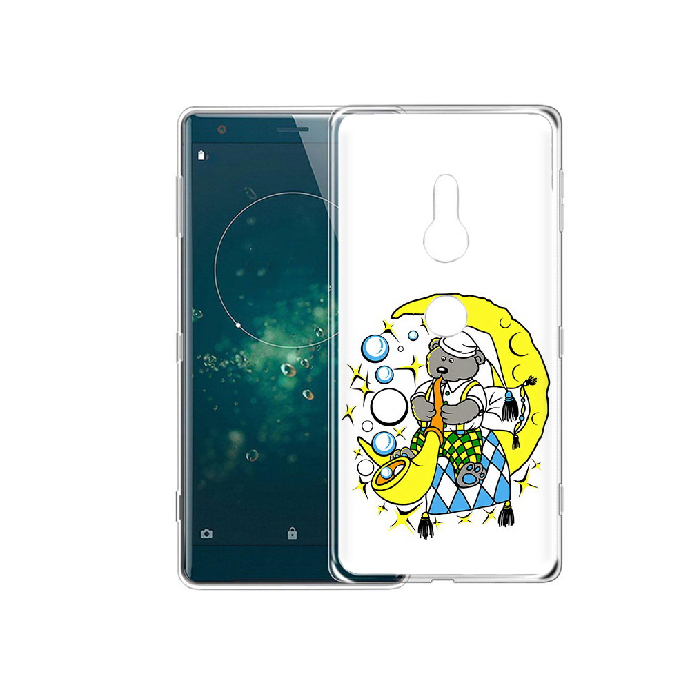 

Чехол MyPads Tocco для Sony Xperia XZ2 Сырная луна, Прозрачный, Tocco