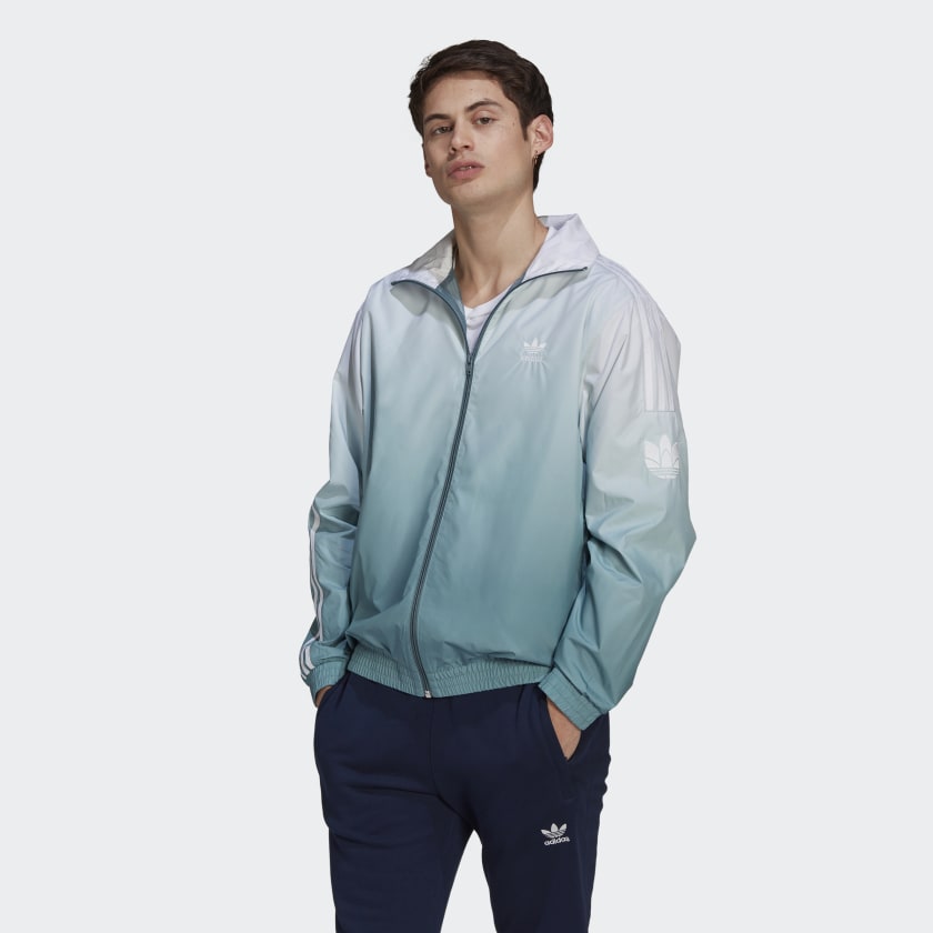 

Ветровка мужская Adidas GN3589 голубая S, GN3589