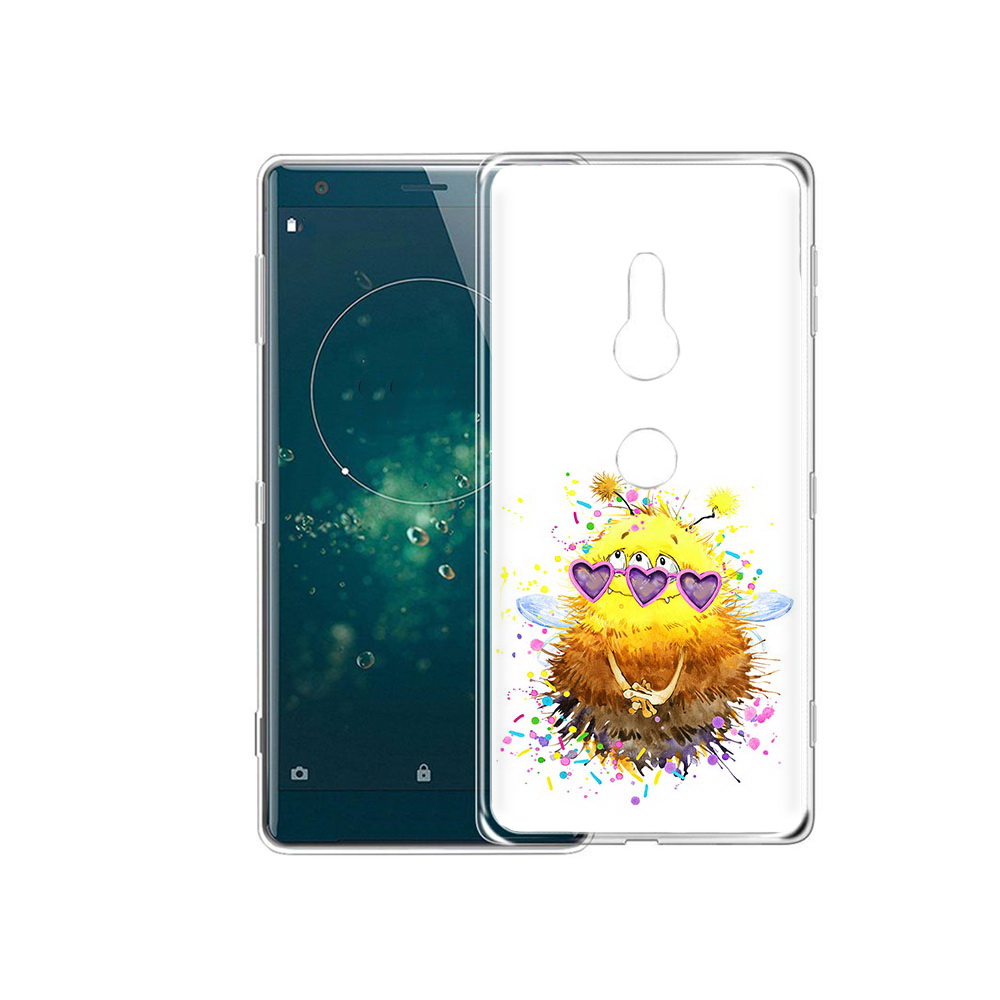 

Чехол MyPads Tocco для Sony Xperia XZ2 Пушитый шмель, Прозрачный, Tocco
