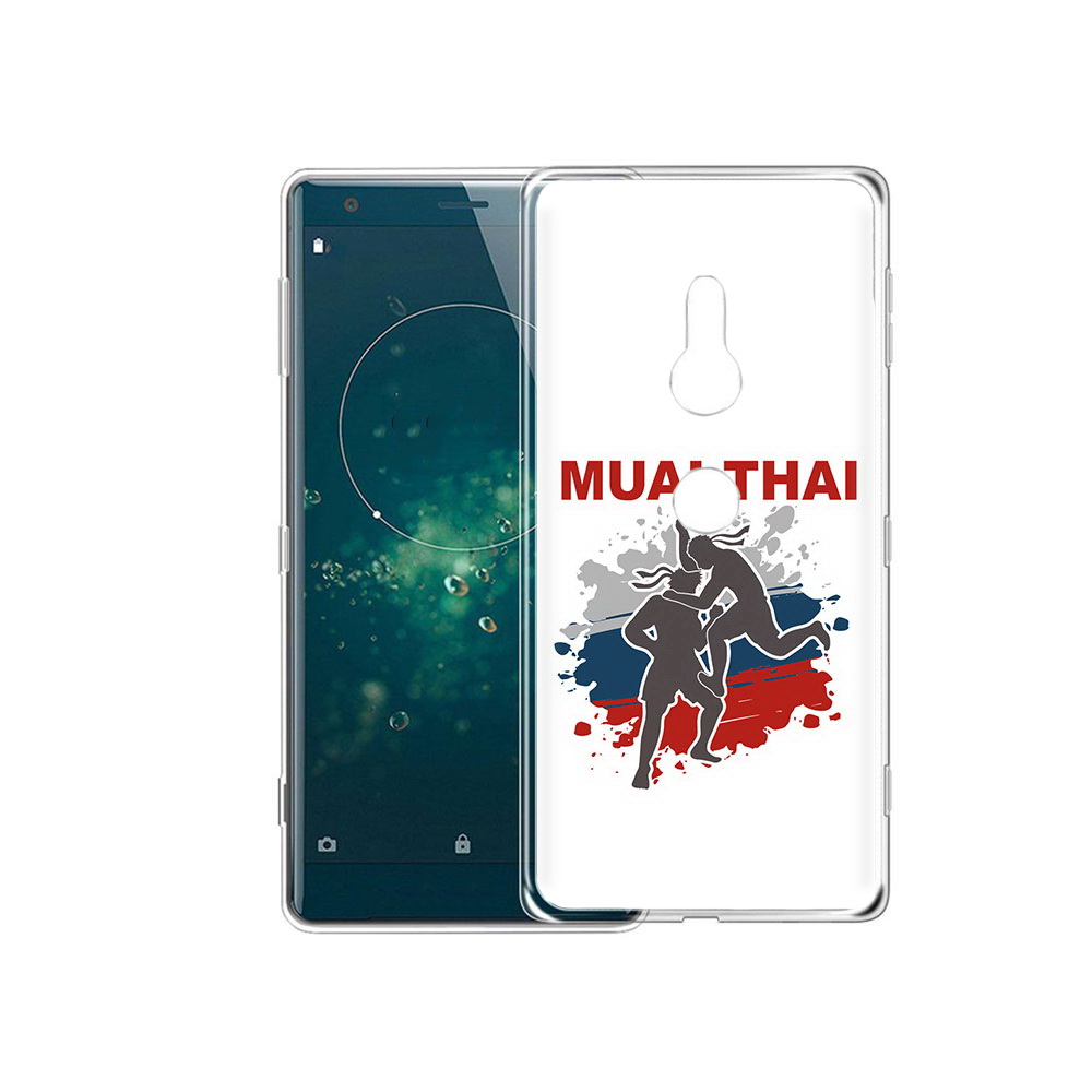 

Чехол MyPads Tocco для Sony Xperia XZ2 Муайтай, Прозрачный, Tocco
