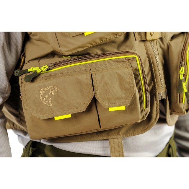 

Aquatic Жилет рыболовный AQUATIC Ж-03 (Разм.46-48 / ), Хаки;желтый
