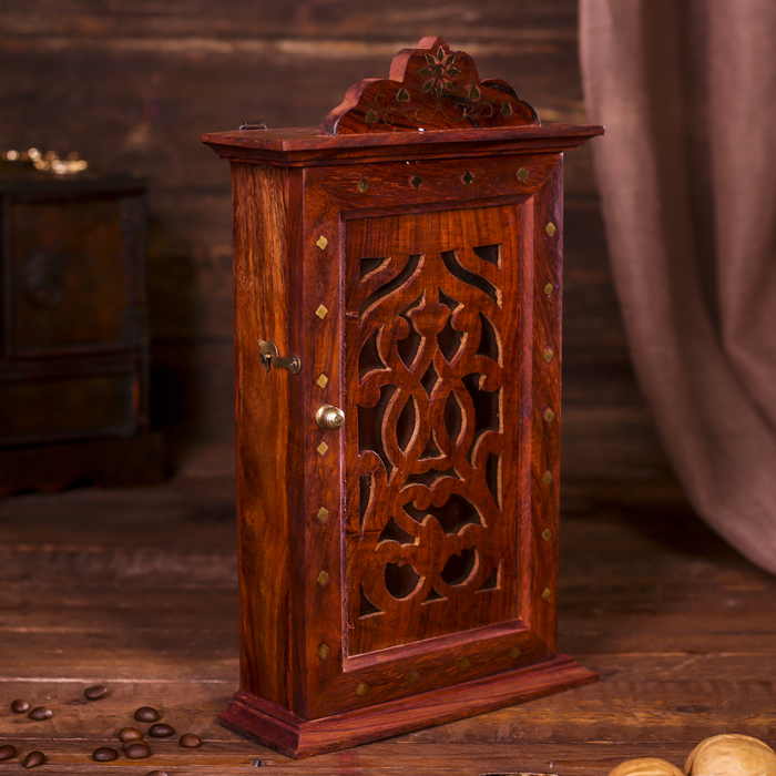 

Ключница "Узоры" дерево 28х16х6 см