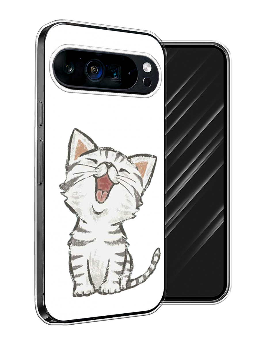 

Чехол Awog на Google Pixel 9 Pro XL "Котенок рисованный", Серый;белый, 272150-1