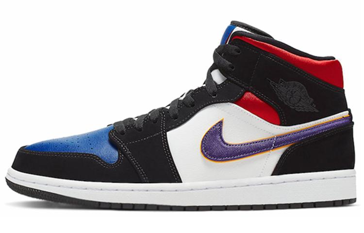 

Кеды унисекс Jordan Air Jordan 1 Mid Se разноцветные 46 EU, Разноцветный, Air Jordan 1 Mid Se