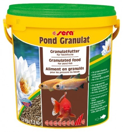фото Корм для рыб sera pond biogranulat, гранулы, 10 л