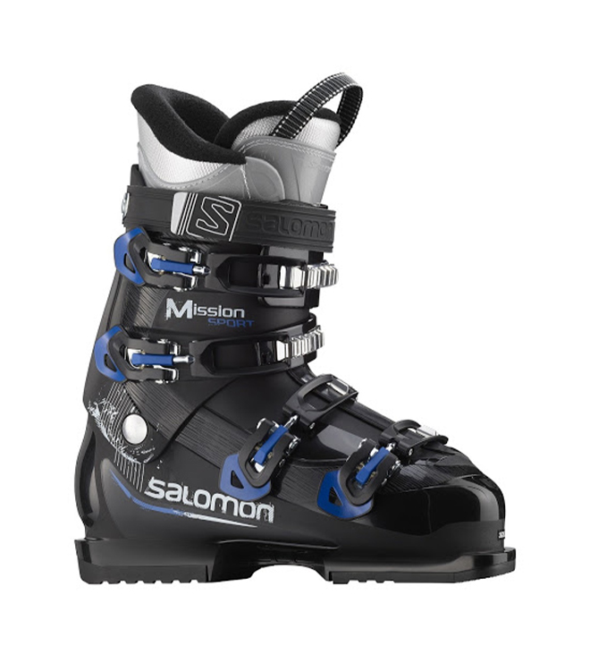 фото Горнолыжные ботинки salomon mission sport 2020, black/raceblue/white, 27.5