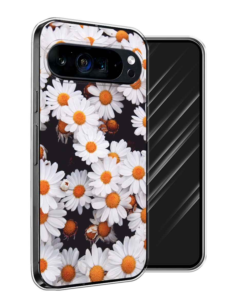 

Чехол Awog на Google Pixel 9 Pro XL "Ромашковое поле", Белый, 272150-1