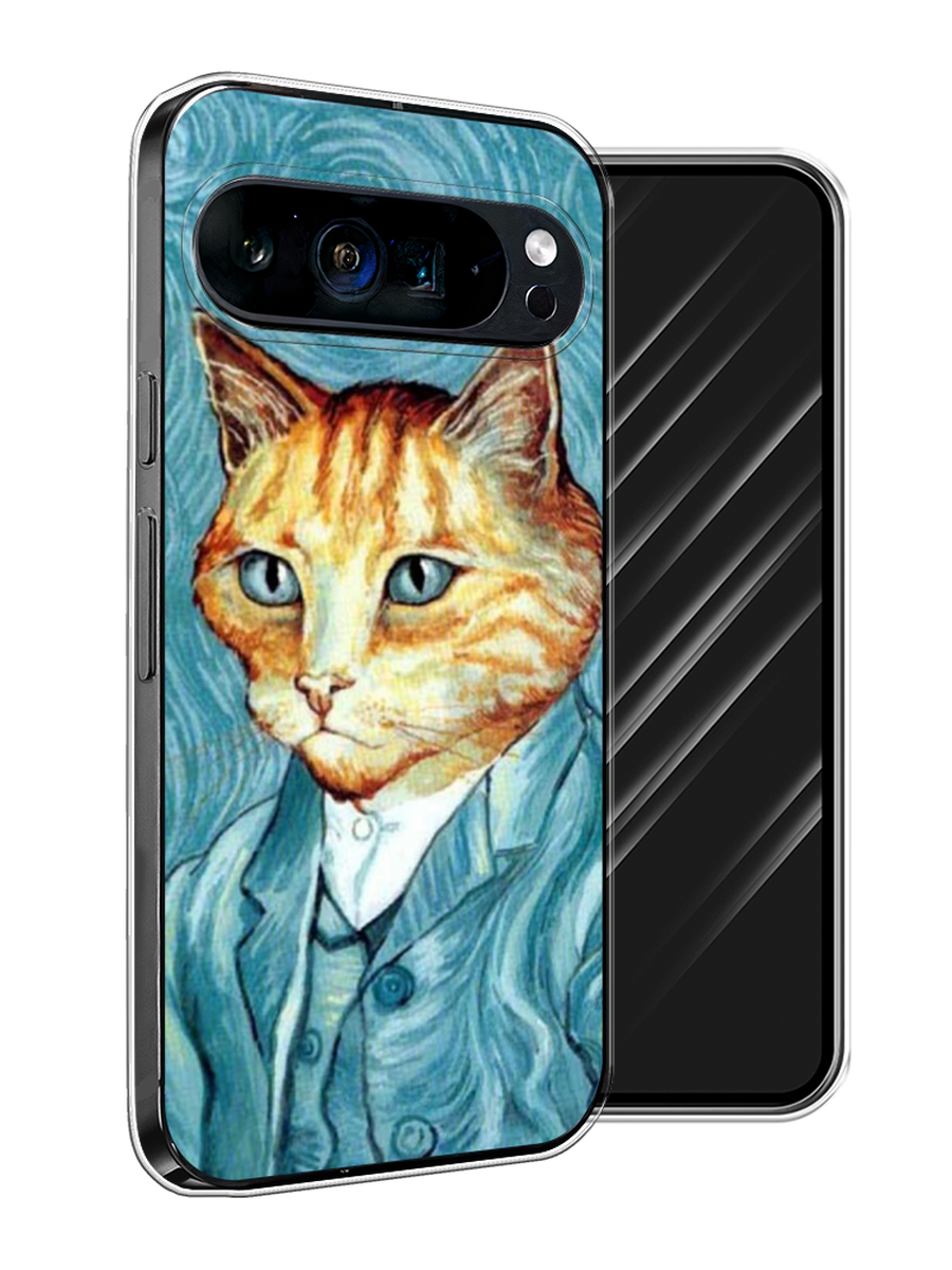 

Чехол Awog на Google Pixel 9 Pro XL "Кот Ван Гог", Голубой;коричневый, 272150-1
