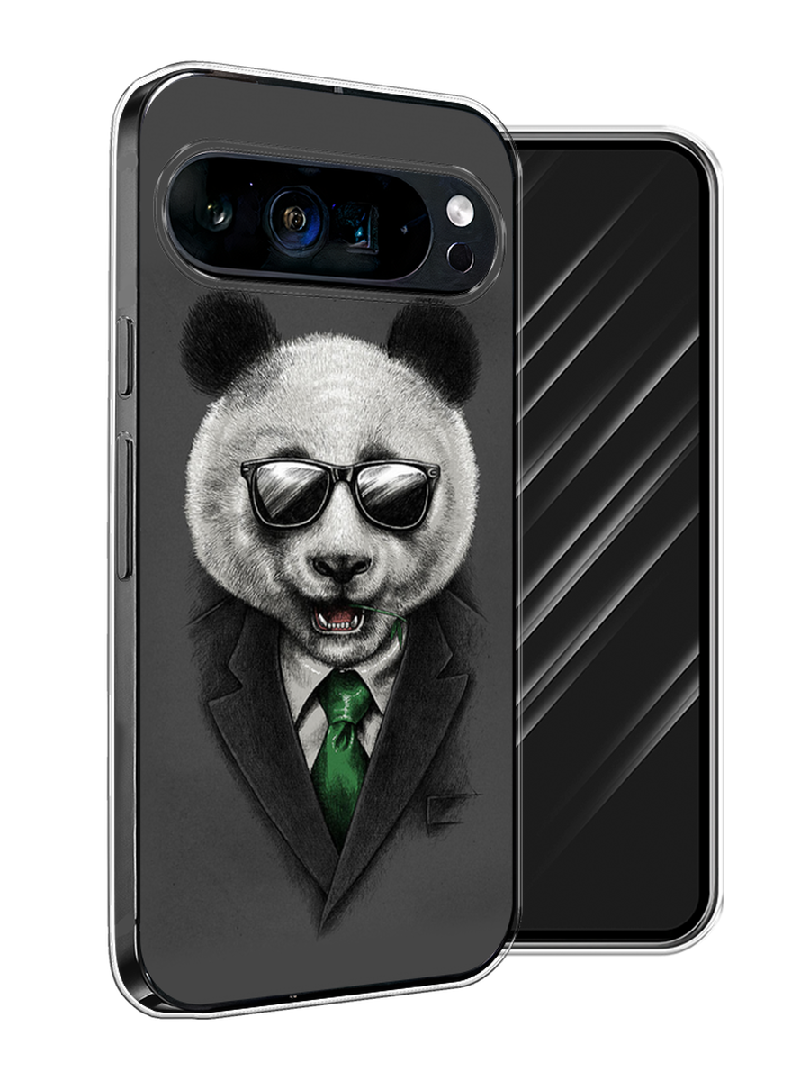 

Чехол Awog на Google Pixel 9 Pro XL "Деловая панда", Серый;зеленый, 272150-1