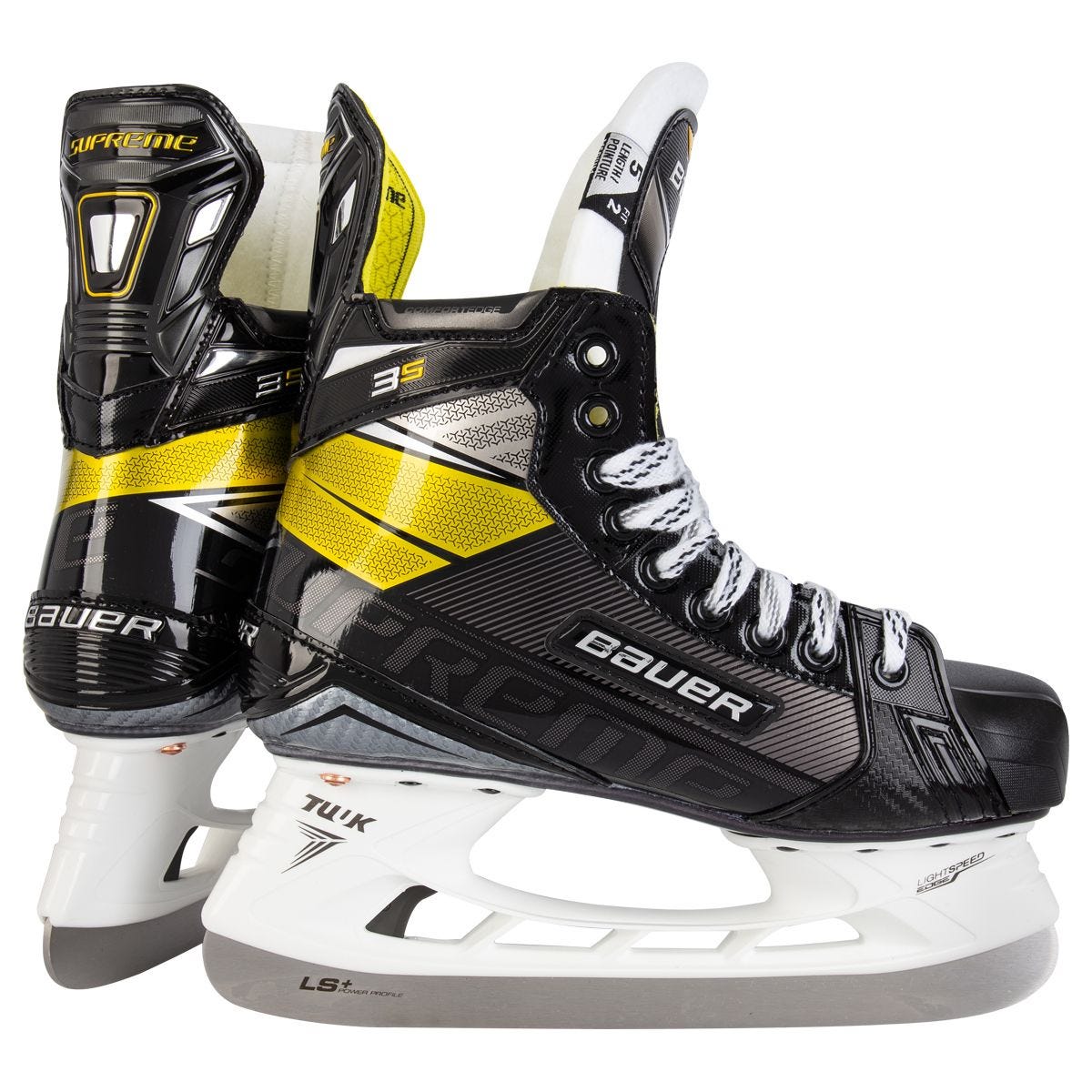 Коньки хоккейные Bauer 3S INT черный/желтый 39