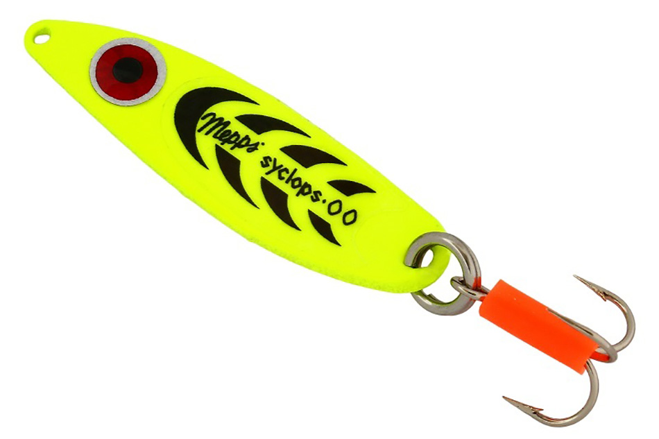 

Блесна Mepps SYCLOPS HOT № 2 chartreuse, Черный;желтый, Syclops Hot