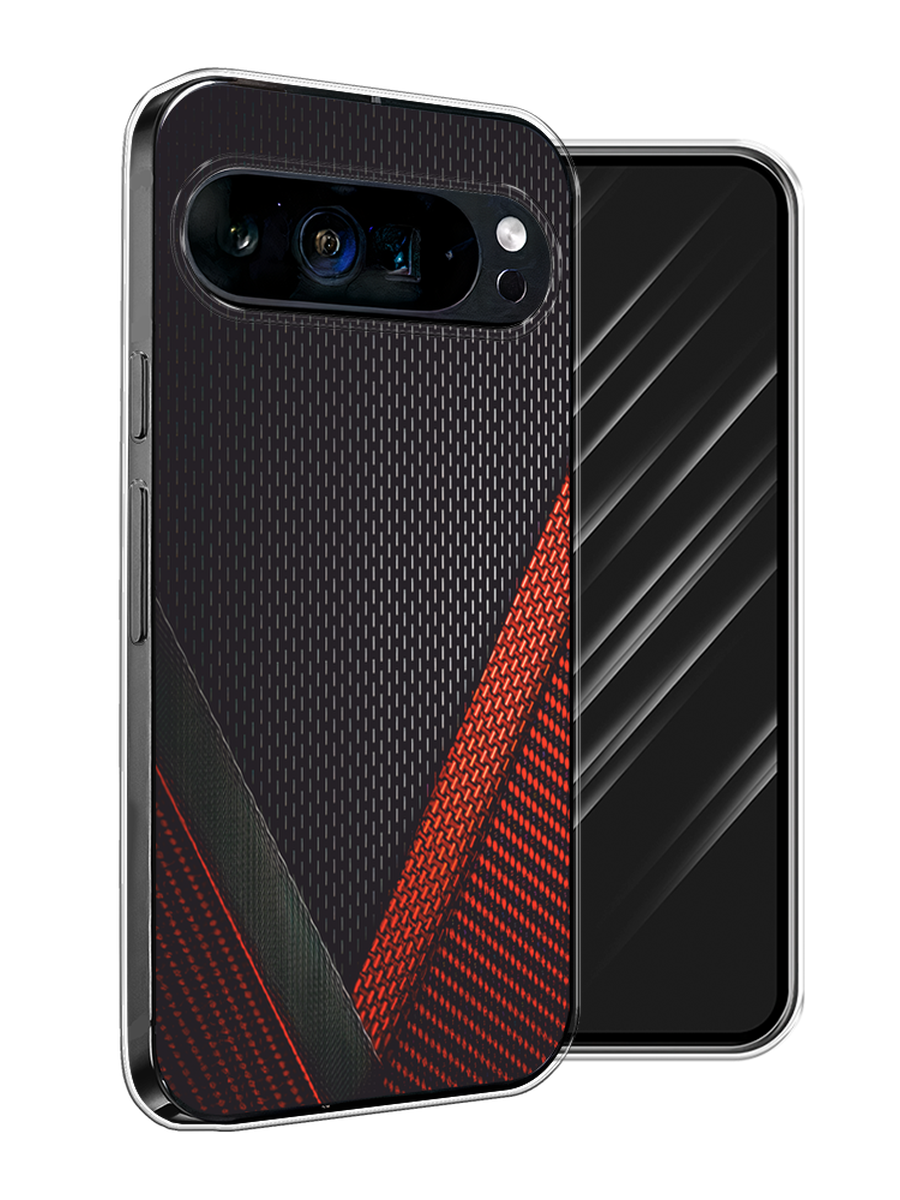 

Чехол Awog на Google Pixel 9 Pro XL "Красный карбон", Черный;красный, 272150-1