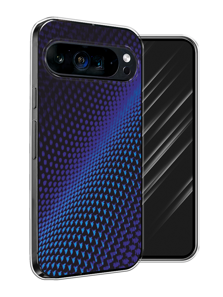 

Чехол Awog на Google Pixel 9 Pro XL "Синий карбон", Черный;синий, 272150-1