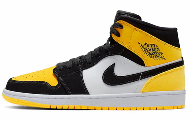 

Кеды унисекс Jordan Air Jordan 1 Mid Se Yellow Toe разноцветные 40 EU, Разноцветный, Air Jordan 1 Mid Se Yellow Toe