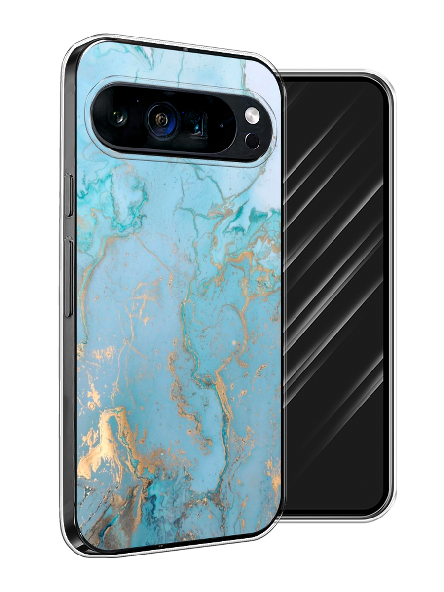 

Чехол Awog на Google Pixel 9 Pro XL "Голубой мрамор рисунок", 272150-1