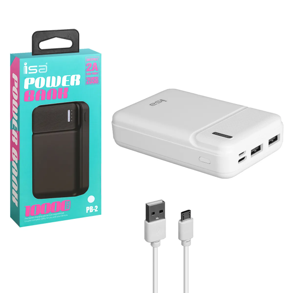 

Внешний аккумулятор ISA PB-2 10000mAh белый