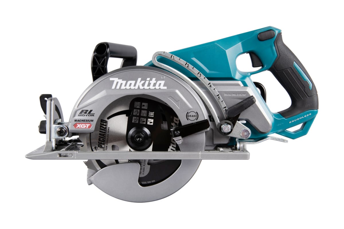 

Циркулярная пила аккумуляторная бесщеточная Makita XGT RS001GZ 40 В 185 мм без АКБ и ЗУ, Зеленый