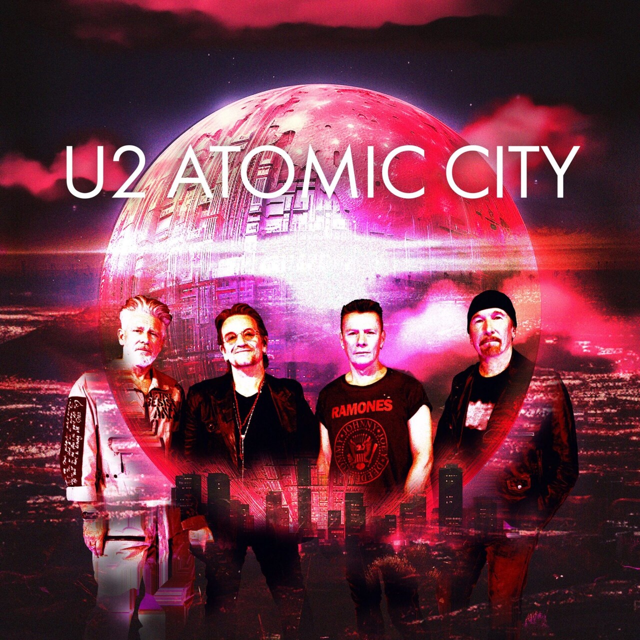 

U2 7-Atomic City (Photoluminescent Transparent) (7")