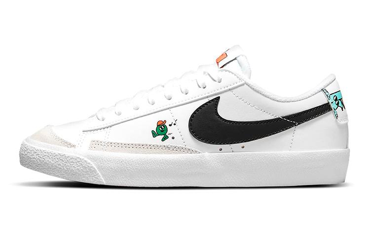 

Кеды унисекс Nike Blazer Low '77 GS белые 39 EU, Белый, Blazer Low '77 GS