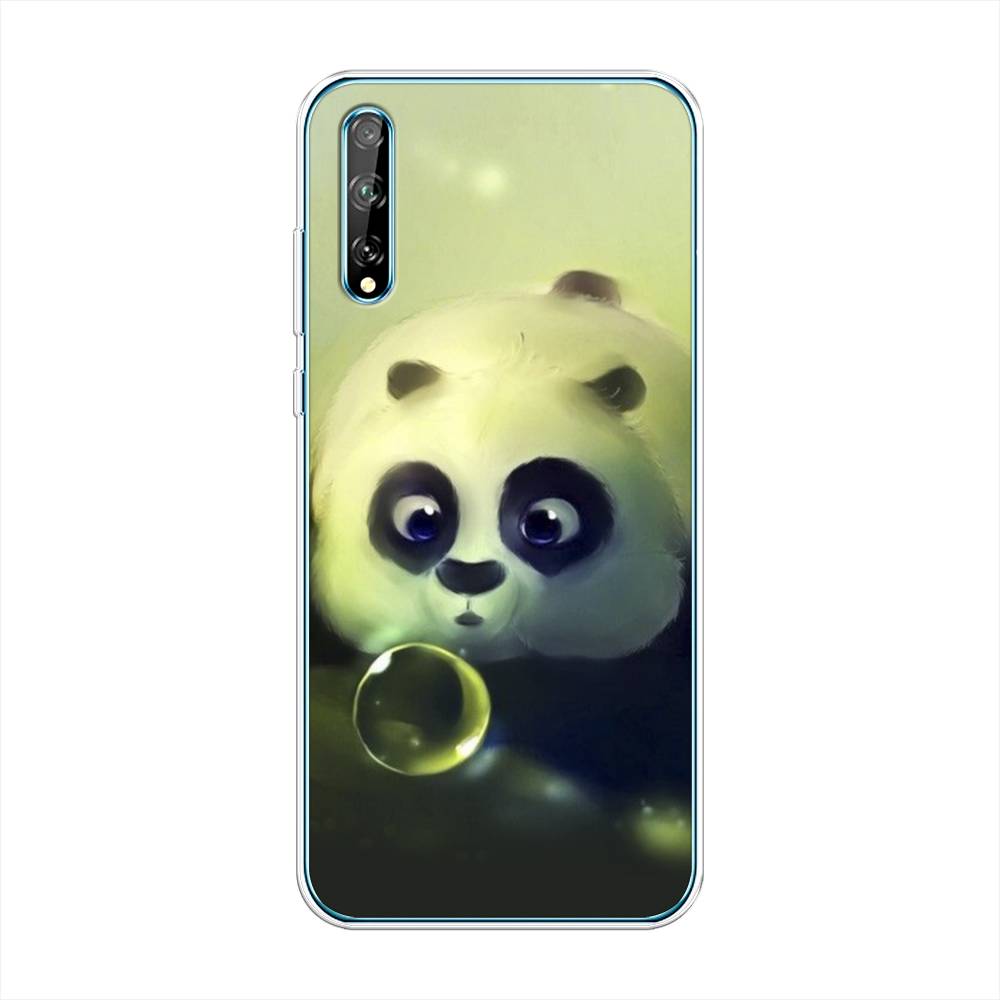 

Чехол на Huawei Y8p "Малыш панды", Зеленый;черный;серый, 6103450-1