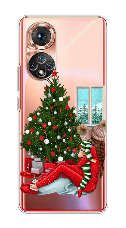 

Чехол на Huawei Honor 50 "Новый год с мамой", Красный;зеленый;голубой, 6105450-6