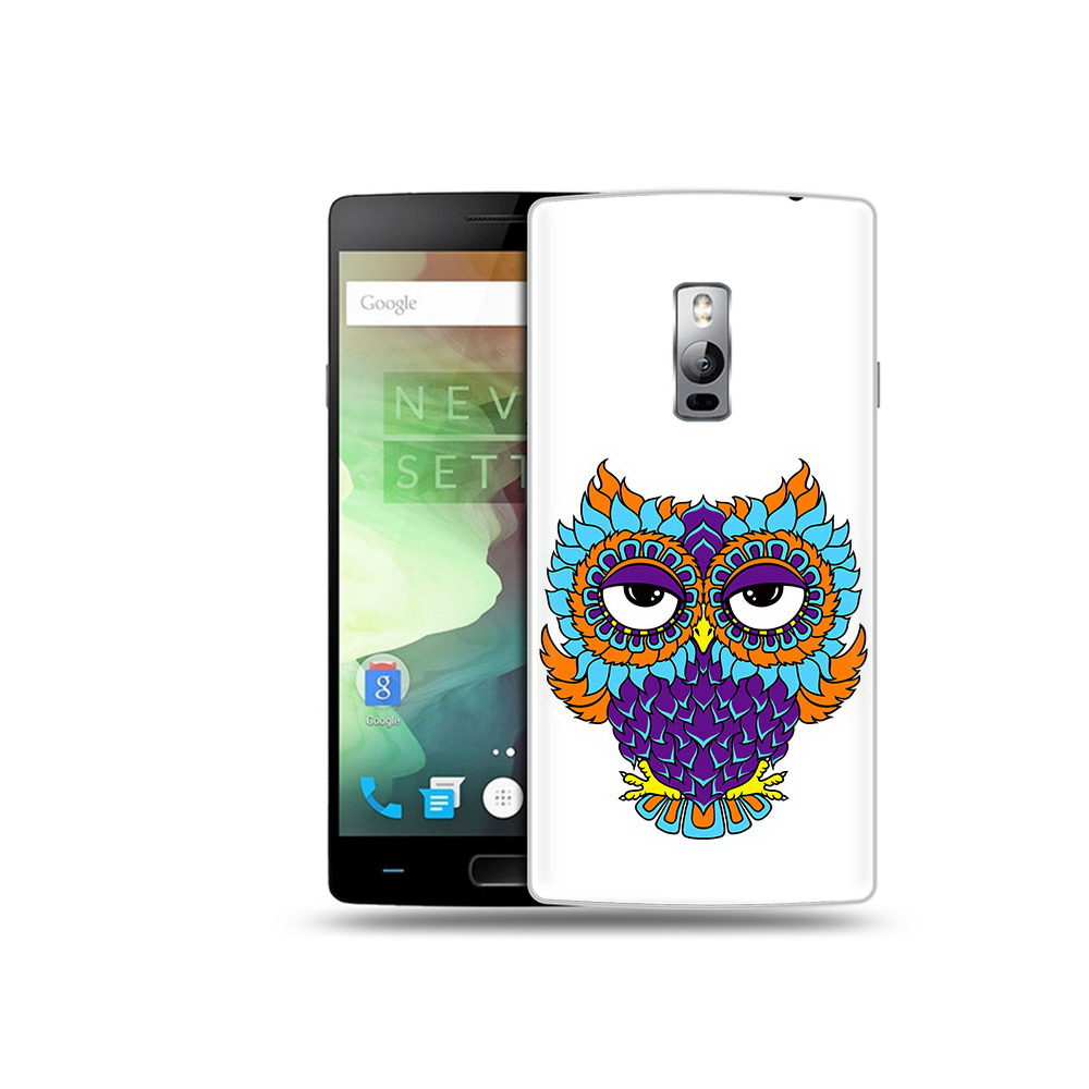 

Чехол MyPads Tocco для OnePlus 2 Цветная сова, Прозрачный, Tocco