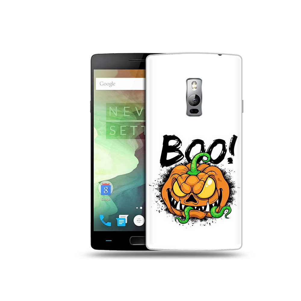 

Чехол MyPads Tocco для OnePlus 2 Хэллоуин бу, Прозрачный, Tocco