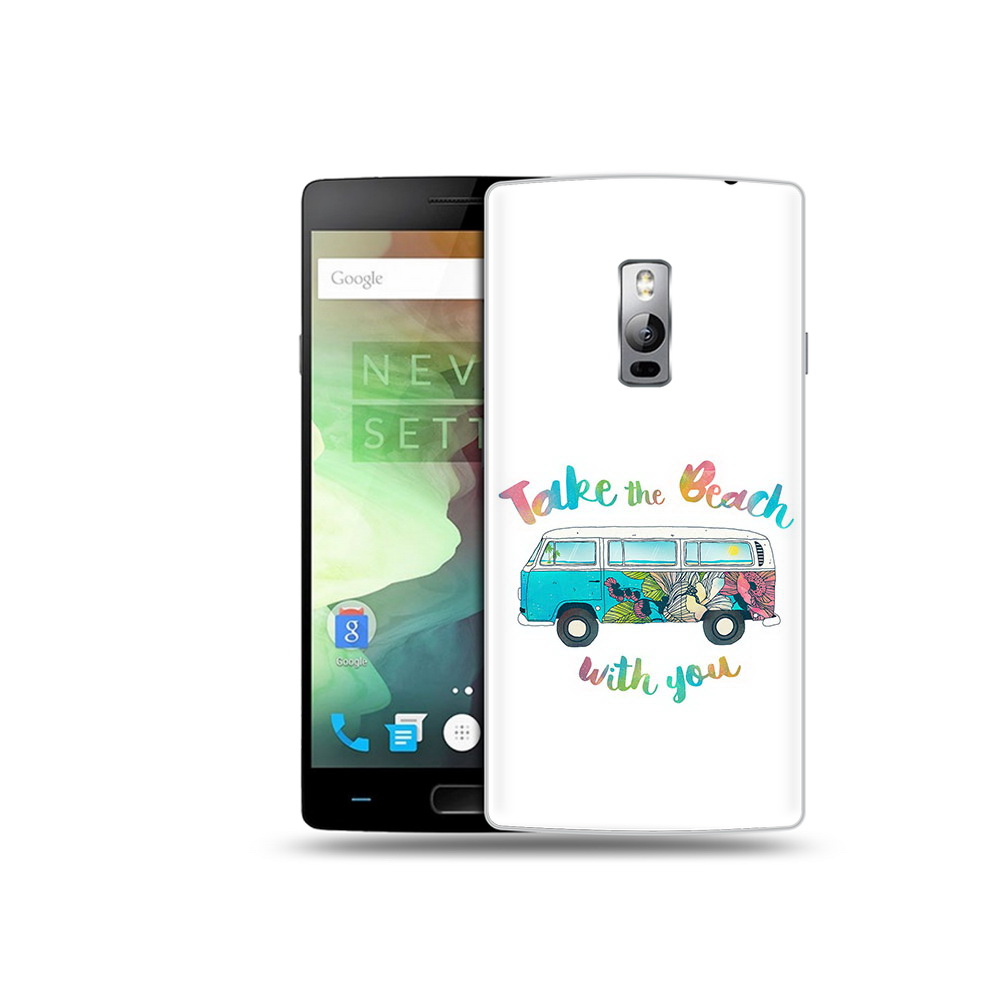

Чехол MyPads Tocco для OnePlus 2 Хиппи автобус, Прозрачный, Tocco