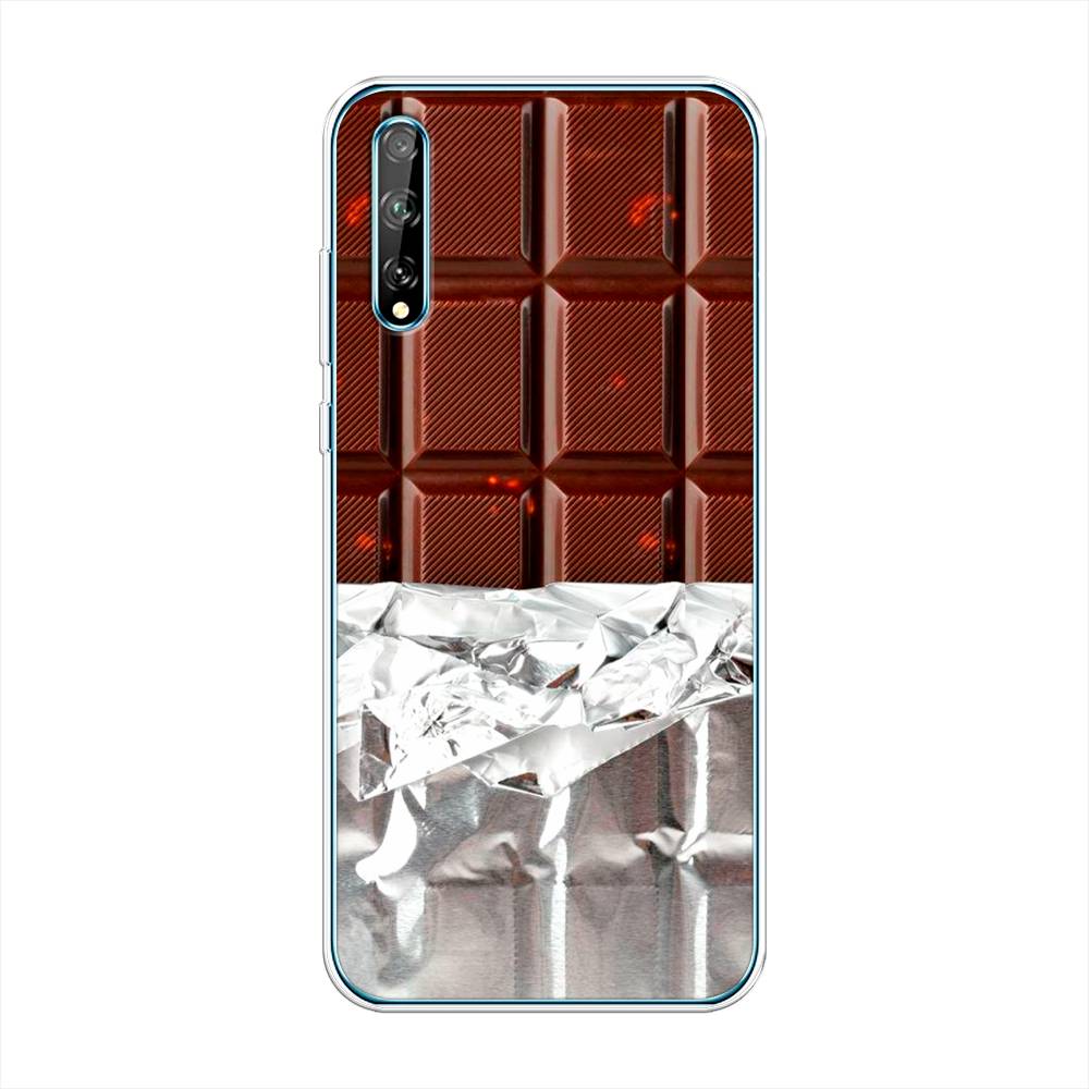 

Чехол на Huawei Y8p "Шоколад в обертке", Коричневый, 6103450-6