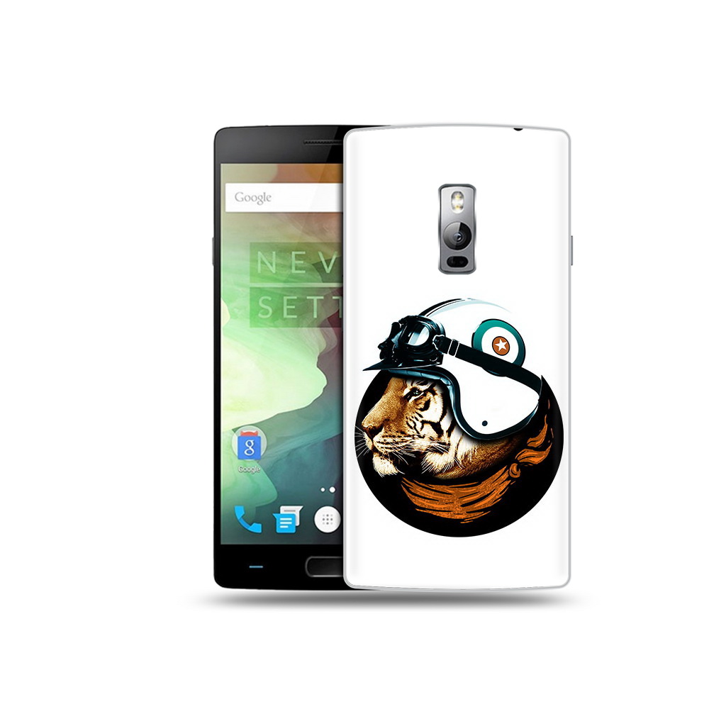 

Чехол MyPads Tocco для OnePlus 2 Тигр в шлеме, Прозрачный, Tocco