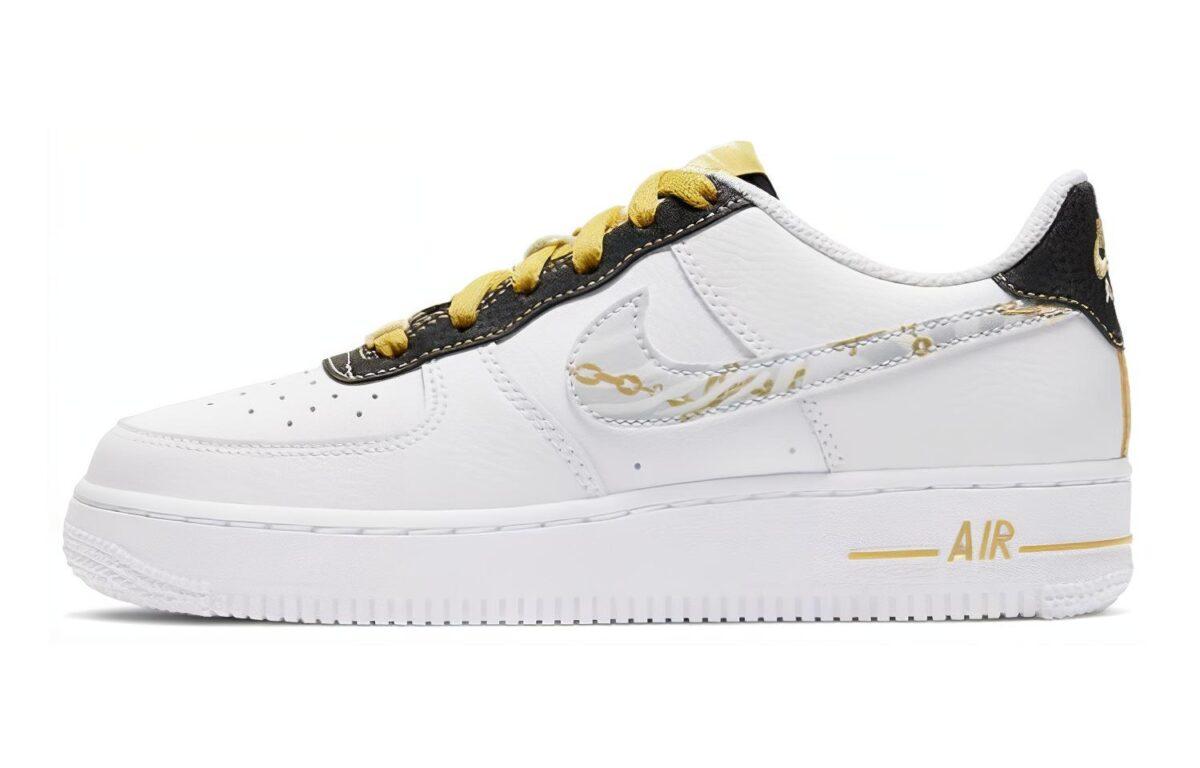 

Кеды унисекс Nike Air Force 1 Lv8 1 GS белые 38.5 EU, Белый, Air Force 1 Lv8 1 GS