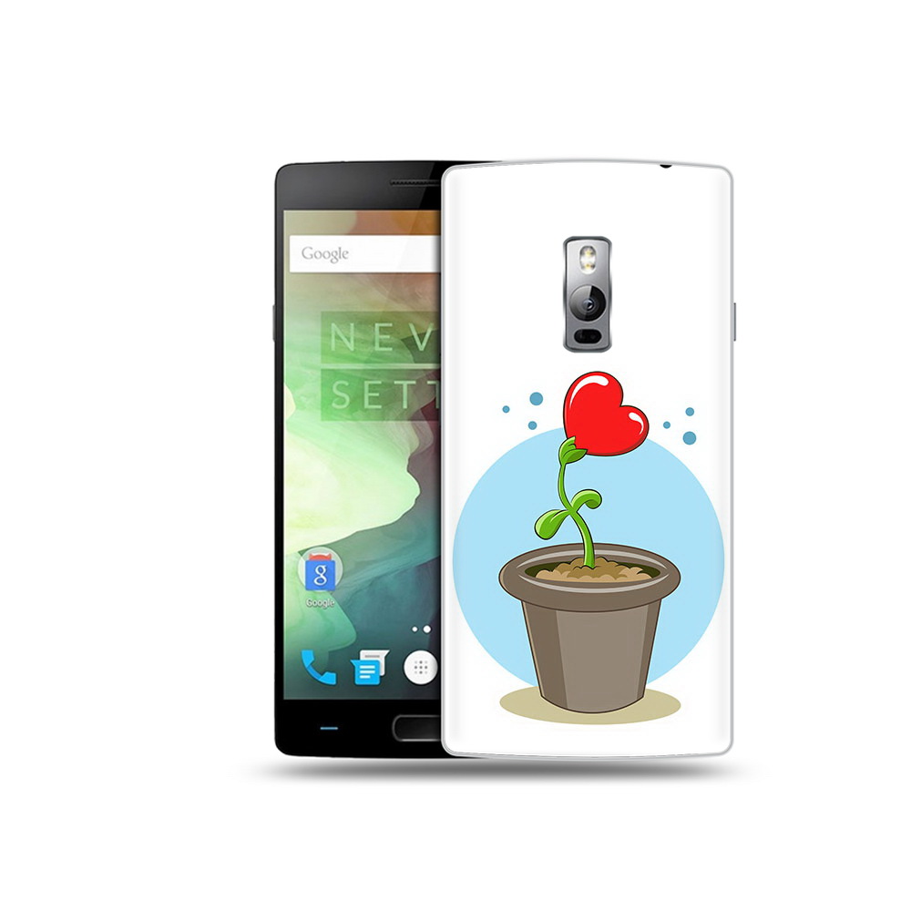 

Чехол MyPads Tocco для OnePlus 2 Растение любви 14 февраля, Прозрачный, Tocco