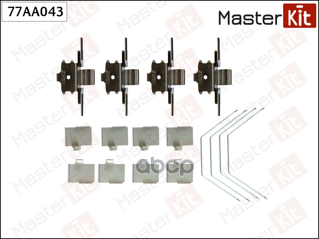 

Комплект Установочный Тормозных Колодок MasterKit арт. 77AA043