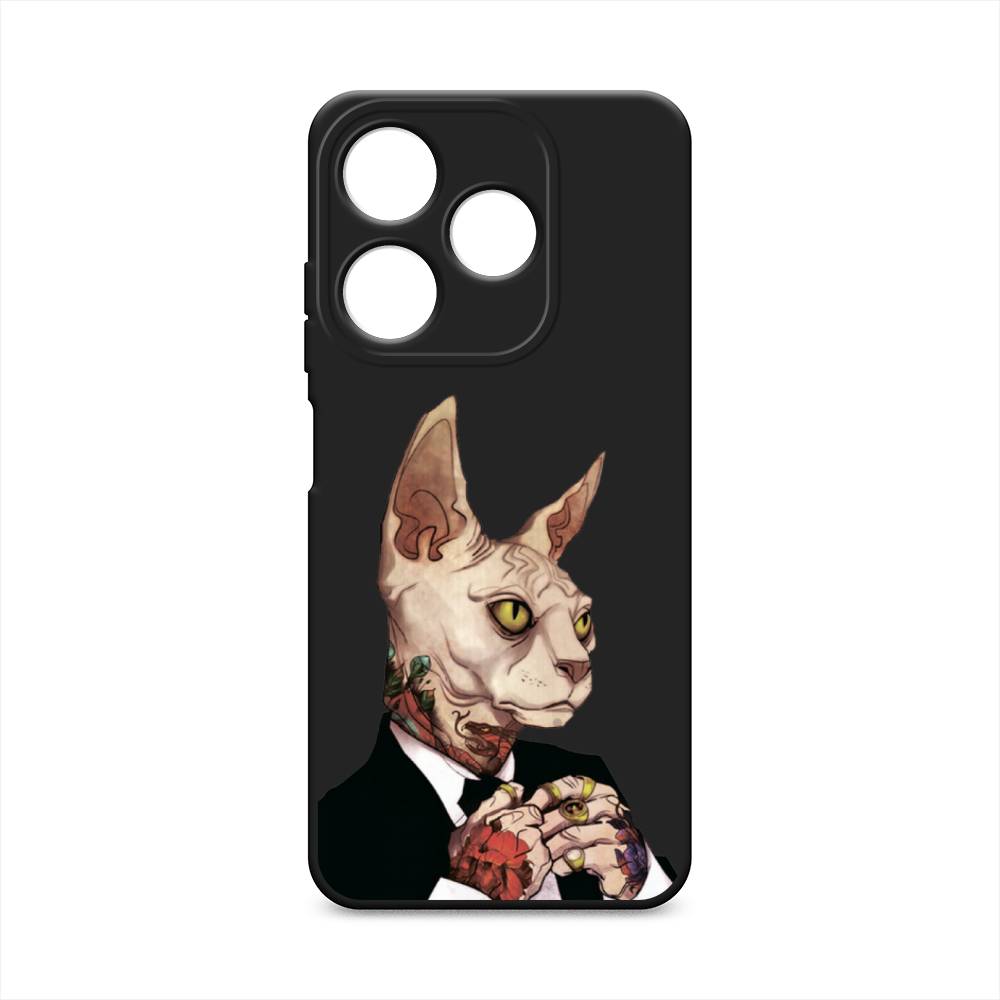 

Чехол Awog на Tecno Spark 10C "Татуированный сфинкс", Бежевый;черный;красный, 303652-1