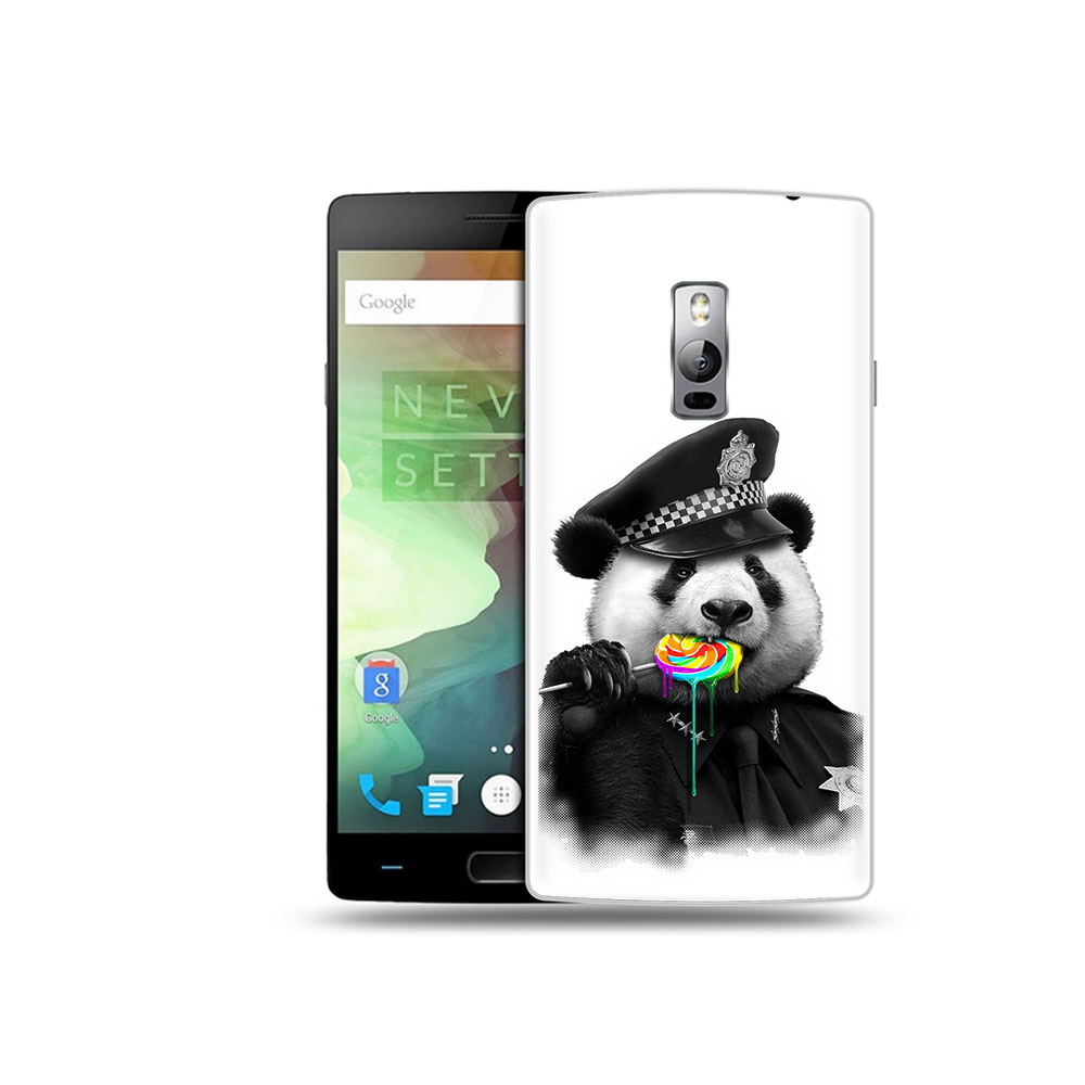 

Чехол MyPads Tocco для OnePlus 2 Панда полиция, Прозрачный, Tocco