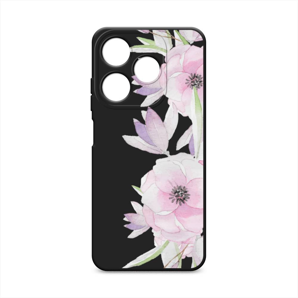 

Чехол Awog на Tecno Spark 10C "Нежные анемоны", Розовый;черный;фиолетовый, 303652-1