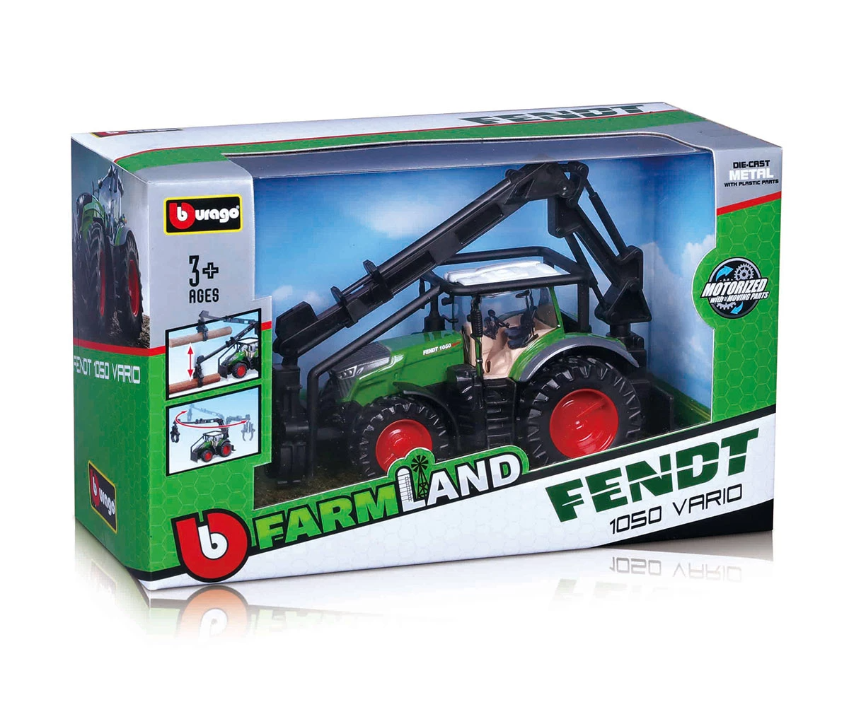 Трактор коллекционный Bburago Fendt 1050 Vario 18-31680 зеленый