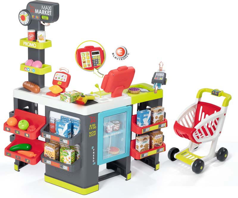 Супермаркет Smoby Maxi Market 50 аксессуара 350215