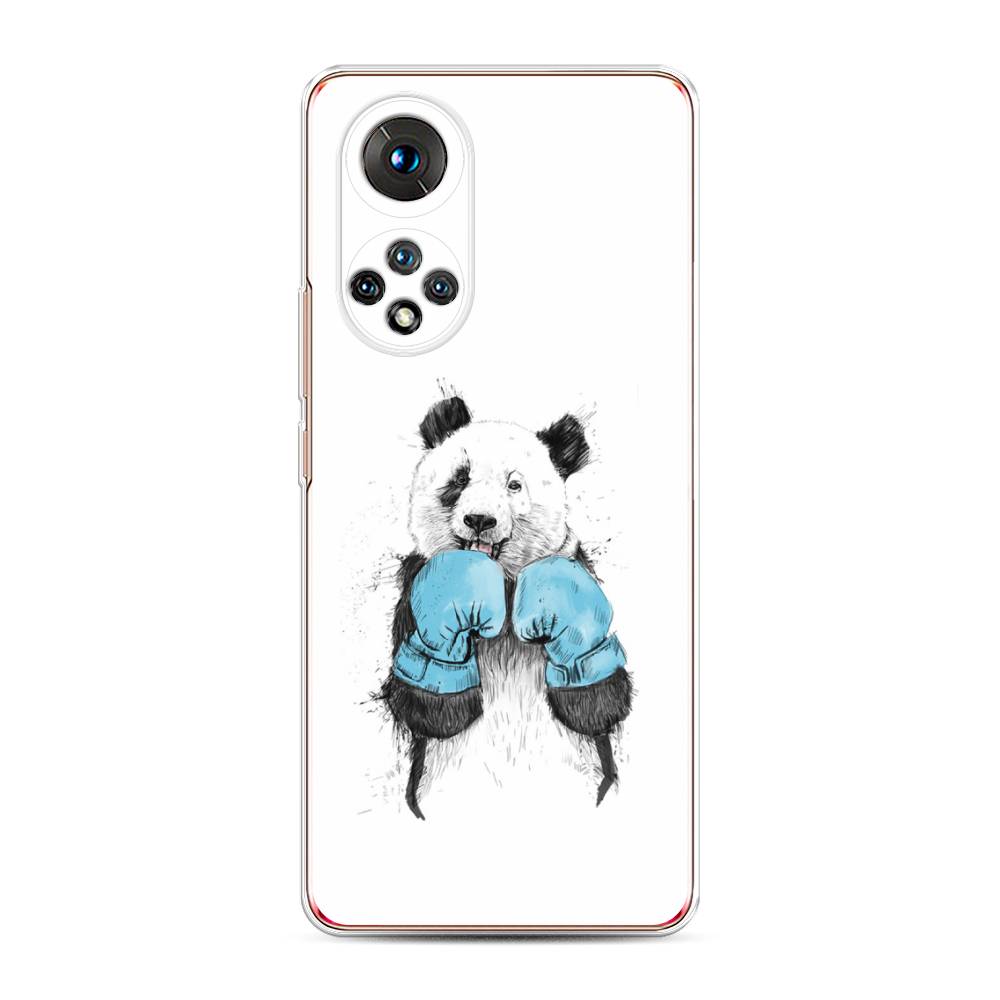 

Чехол для Honor 50/Nova 9 "Панда боксер", Голубой;белый;серый, 6105450-1