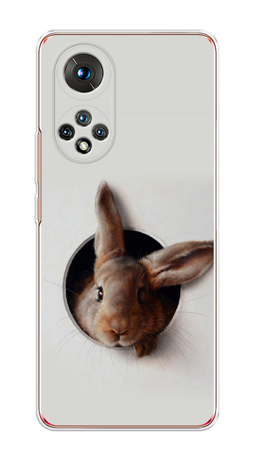 

Чехол на Honor 50/Nova 9 "Любопытный кролик", Серый;коричневый, 6105450-1