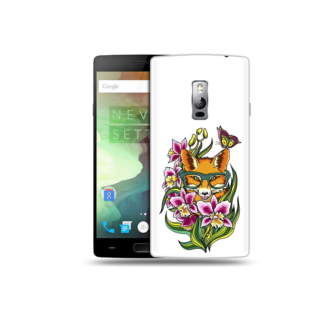 

Чехол MyPads Tocco для OnePlus 2 Лиса в цветах, Прозрачный, Tocco