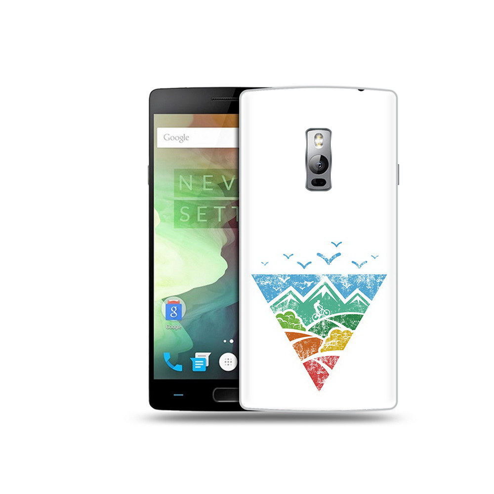 

Чехол MyPads Tocco для OnePlus 2 Лес земля море чайки, Прозрачный, Tocco
