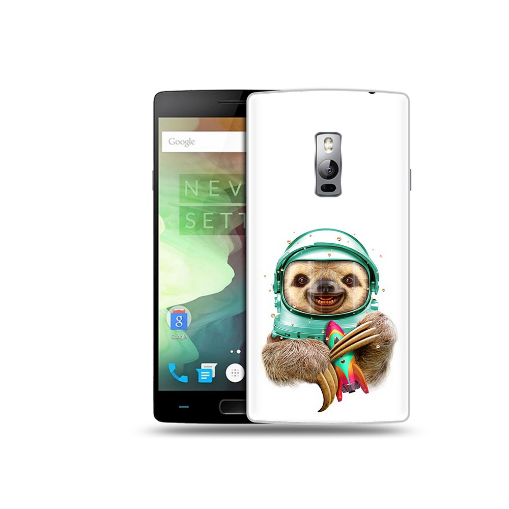 

Чехол MyPads Tocco для OnePlus 2 Ленивец астронавт, Прозрачный, Tocco