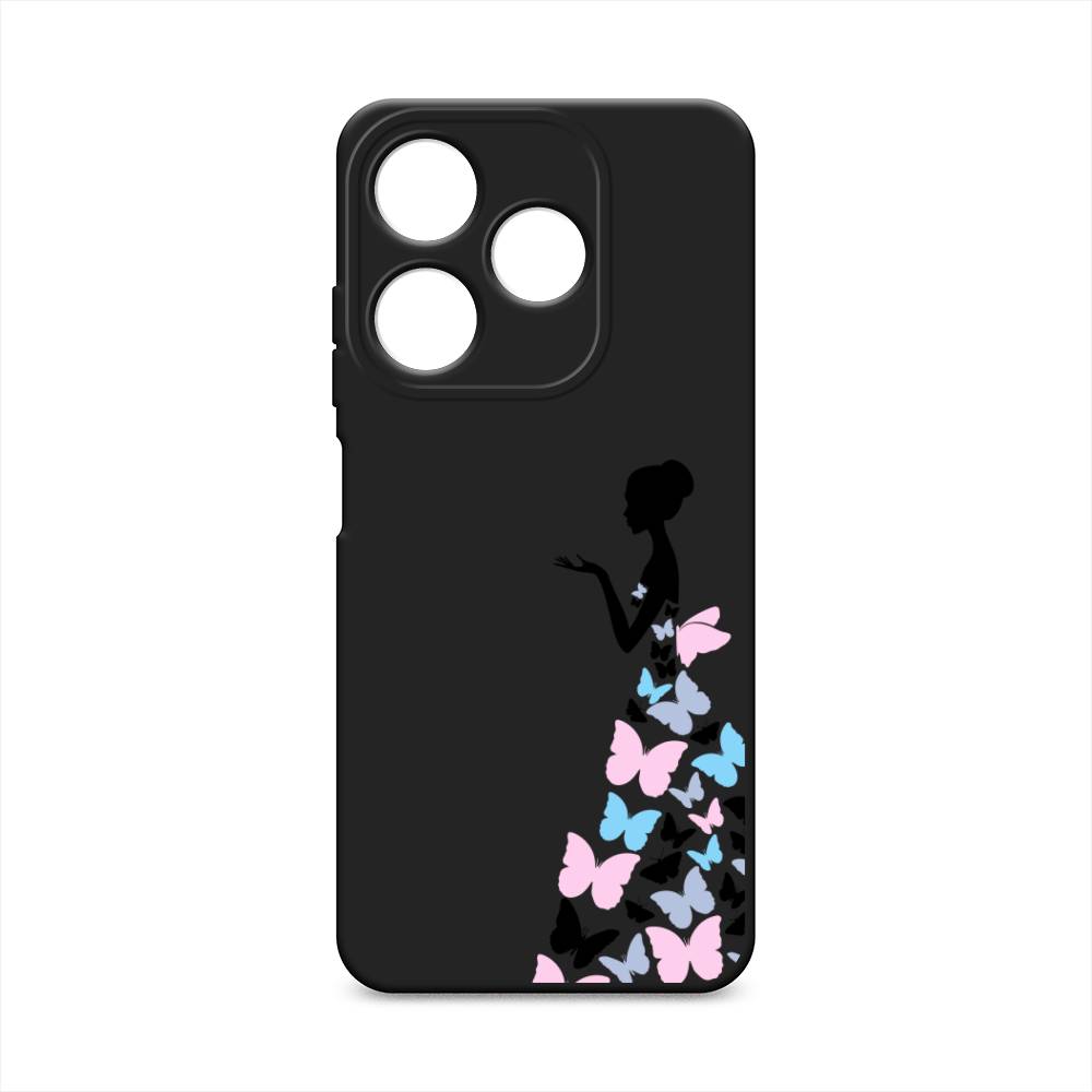 

Чехол Awog на Tecno Spark 10C "Платье из бабочек", Белый;розовый, 303652-1