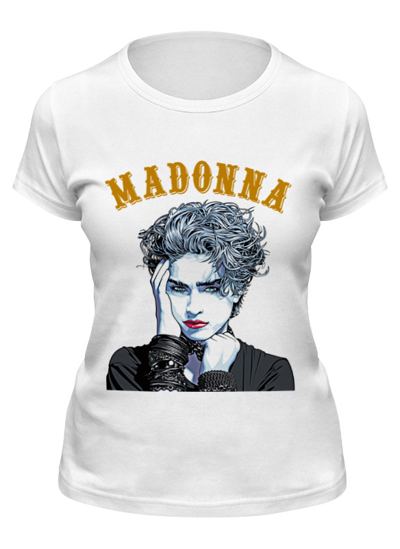 

Футболка женская Printio Madonna белая L, Белый, Madonna