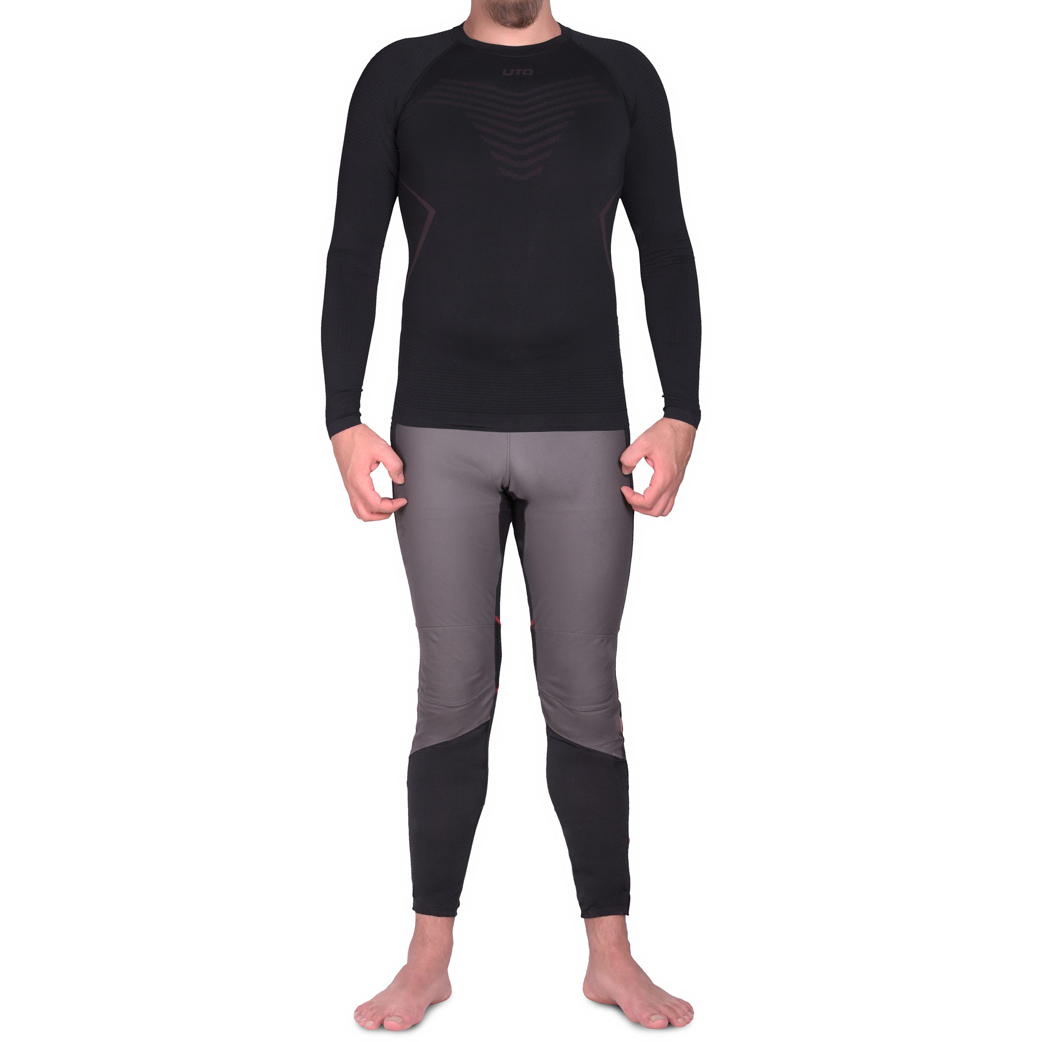 

Термофутболка UTO Compress Long Sleeve 926102 р.M, Black, Черный, Compress Long Sleeve