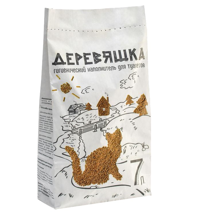 

Впитывающий наполнитель Зверье мое древесный, 7 л