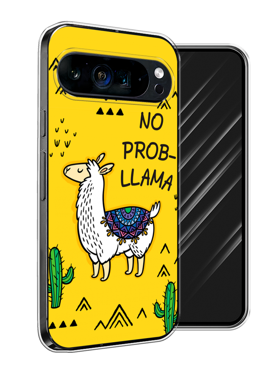 

Чехол Awog на Google Pixel 9 Pro XL "No probLLama", Желтый;черный;синий, 272150-1