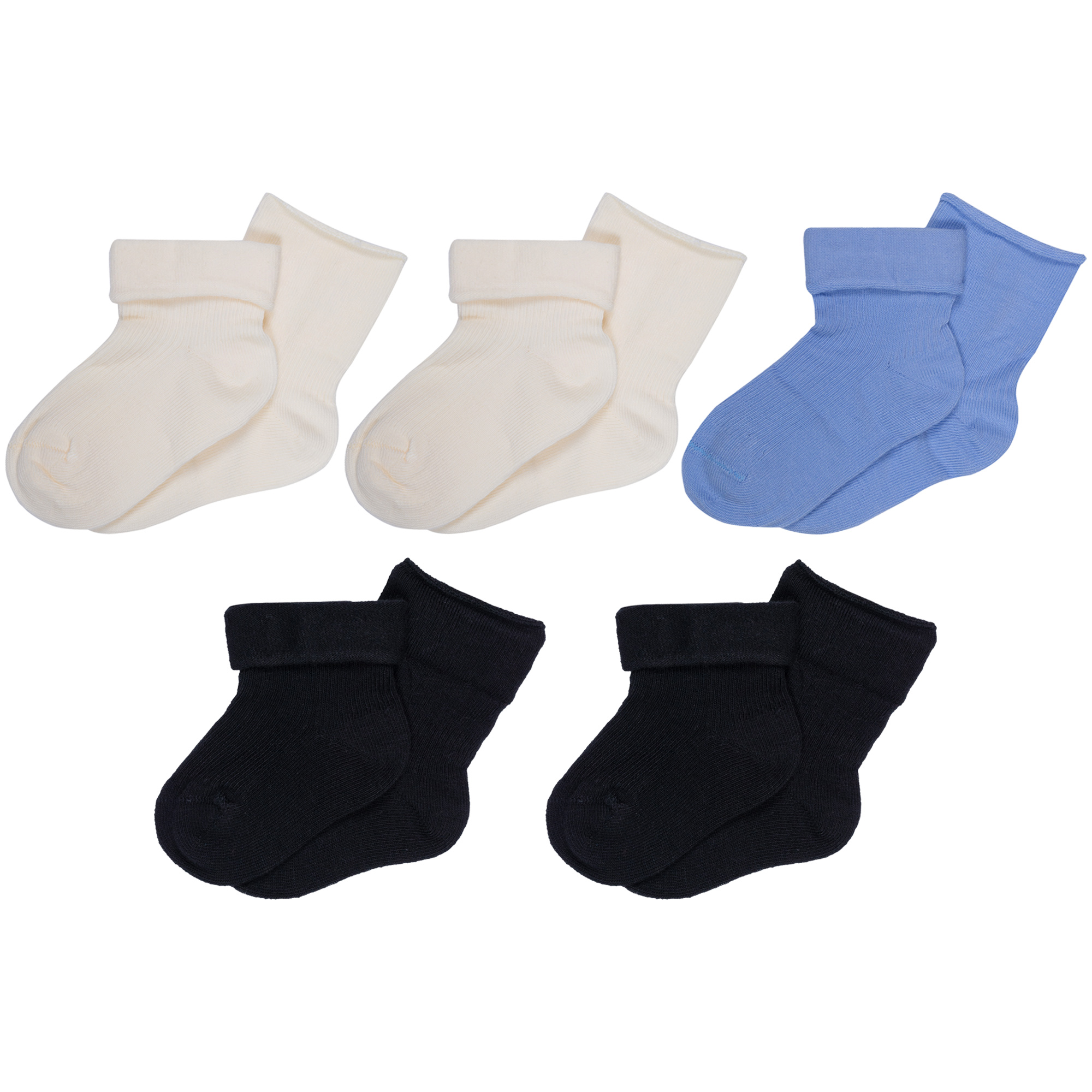 

Носки детские Rusocks 5-Д-107, бежевый; голубой; черный, 8, 5-Д-107