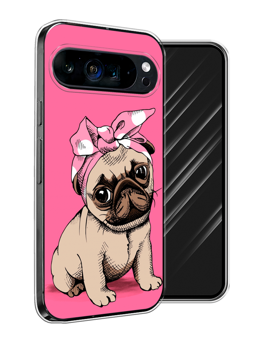 

Чехол Awog на Google Pixel 9 Pro XL "Dog Pin-Up", Розовый;бежевый, 272150-1